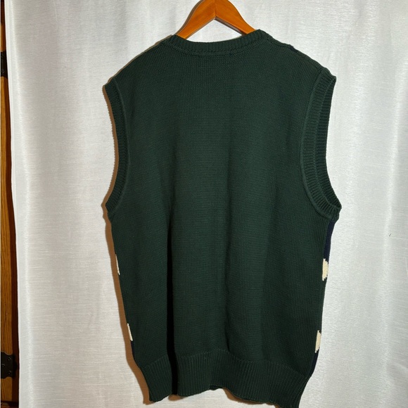 NWT Monsanto Golf Button Up Sweater Vest men’s Large - Picture 3 of 8